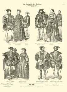 Fransız kraliyet ve soylularının kostümü, 16. yüzyıl by German School