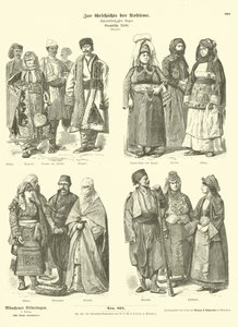 Osmanlı Türk Avrupası Kostümleri, 19. Yüzyıl Sonu by German School