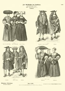 Strasbourg Kostümleri, 17. Yüzyıl by German School