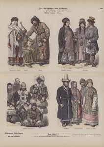 Rus Uzak Doğu Kostümleri, 19. Yüzyıl by German School