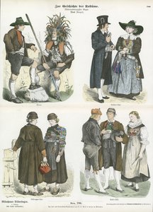 Tirol Kostümleri, 19. Yüzyıl by German School