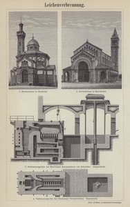 Kremasyon (gravür) by German School