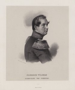 Prusya Veliaht Prensi Frederick William (lito) by German School