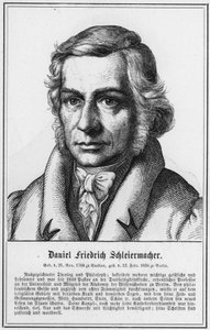 Daniel Friedrich Schleiermacher (gravür) by German School