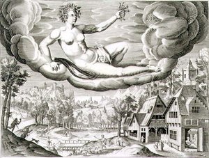 Şafak, Paul Furst tarafından oyulmuş (c.1605-66) (gravür) by German School