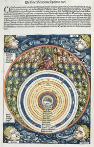 Hartmann Schedel (1440-1514) 1493 (renkli gravür) tarafından Nuremberg Chronicle