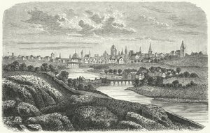17. yüzyılda Dublin (gravür) by German School