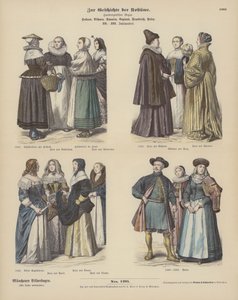 Felemenkçe, Bohem, İspanyolca, İngilizce, Fransızca ve Lehçe, kostümler by German School