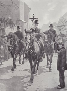 Paskalya Gümrükleri, Saksonya (lito) by German School