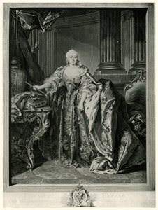 Elizabeth, Rusya İmparatoriçesi by German School