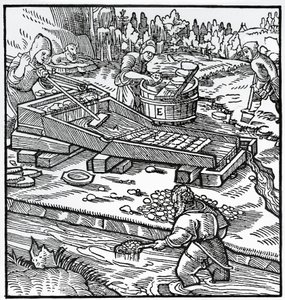 Georg Pawer veya Georgius Agricola (1494-1555) tarafından De re metalica