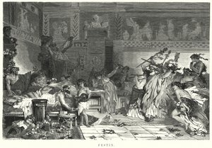 Bir Roma şöleninde (lito) yemekten sonra eğlence by German School