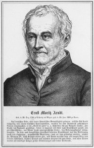Ernst Morik Arndt (gravür) by German School