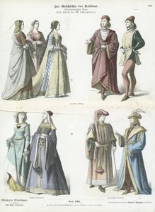 Avrupa kostümleri, 15. Yüzyıl by German School