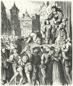 Titus Andronicus'tan infaz sahnesi (gravür) by German School