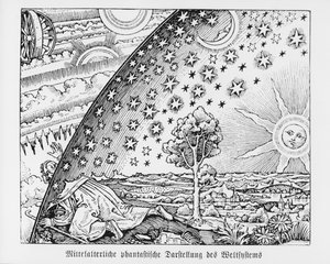 Güneş Sisteminin Fantastik Tasviri by German School