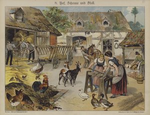 Çiftlik (renkli taş) by German School