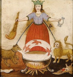 Kader, c.1605 (kağıt üzerine guaj) by German School