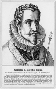 Ferdinand I, Alman İmparatoru (gravür) by German School