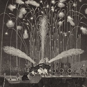 Havai fişek gösterisi by German School