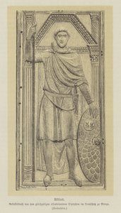 Flavius Aetius, Romalı general (gravür) by German School