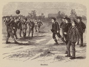 Futbol (gravür) by German School