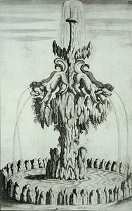 Köpekli çeşme, Georg Andreas Bockler (1617-85) tarafından 