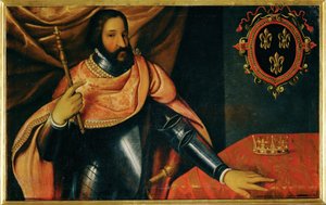 Fransa Kralı I. François ... (tuval üzerine tablo) by German School