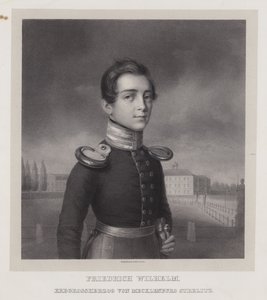 Frederick William, Mecklenburg-Strelitz Kalıtsal Grandük (lito) by German School