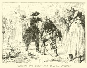 Büyük Frederick ve General Zieten by German School