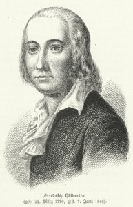 Friedrich Hoelderlin, Alman şair ve filozof by German School