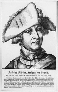 Friedrich Wilhelm, Freiherr von Sendlik (gravür) by German School