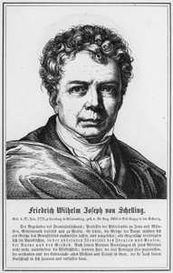 Friedrich Wilhelm Joseph von Schelling (gravür) by German School