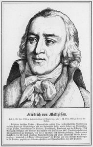Friedrich von Mattisson (gravür) by German School