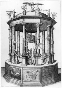 Johannes Kepler tarafından derlenen Rudolphine Tablolarının ön yüzü, 1627