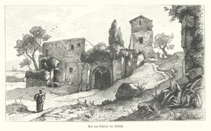 Sallust Bahçeleri, Roma (gravür) by German School