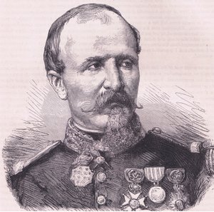 General Chanly, Cassells History of the War of France ve Almanya arasındaki Cassell and Company Limited tarafından yayınlandı, c.1890 (lito) by German School