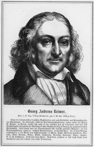 Georg Andreas Reimer (gravür) by German School