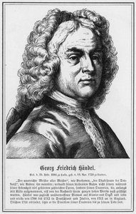 Georg Friedrich Handel (gravür) by German School