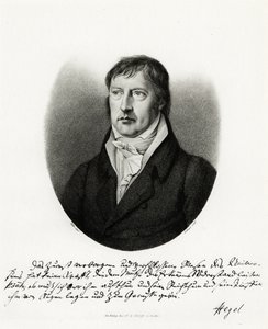 Georg Wilhelm Friedrich Hegel, 1884-90 (fototip) by German School