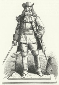 Georg von Derfflinger, Brandenburg-Prusya ordusunda Alman mareşal (gravür) by German School