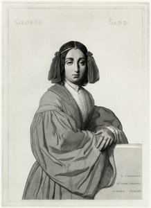 George Sand, 1884-90 by German School