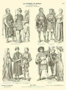 Alman kostümleri, 15. yüzyıl by German School