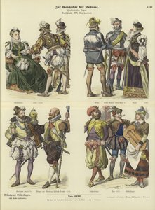 Alman kostümleri, 16. yüzyıl by German School