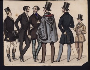 Alman moda levhası, 19. yüzyılın ortalarında by German School