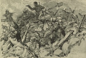 Alman birlikleri Fransız cephesine saldırıyor by German School