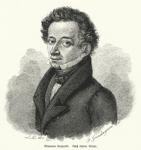 Giacomo Leopardi, İtalyan filozof, şair ve filolog by German School
