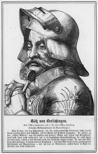 Gök von Berlichingen (gravür) by German School