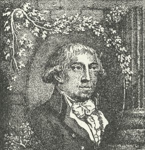 Gottfried August Burger, Alman şair (gravür) by German School