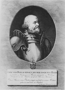 Götz von Berlichingen (gravür) by German School
